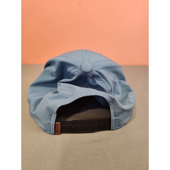 Men's Travis Mathew Pineapple Parade Snapback Golf Hat One Size Coronet Blue - Picture 3 of 5